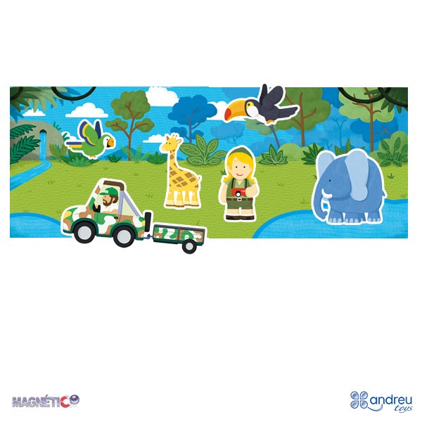 Jungla Magnética Andreu Toys 16027 | Juguete Magnético +3 Años
