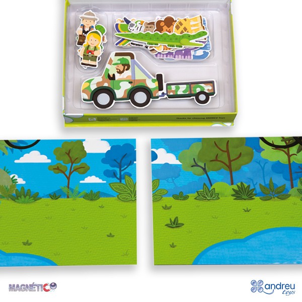 Jungla Magnética Andreu Toys 16027 | Juguete Magnético +3 Años