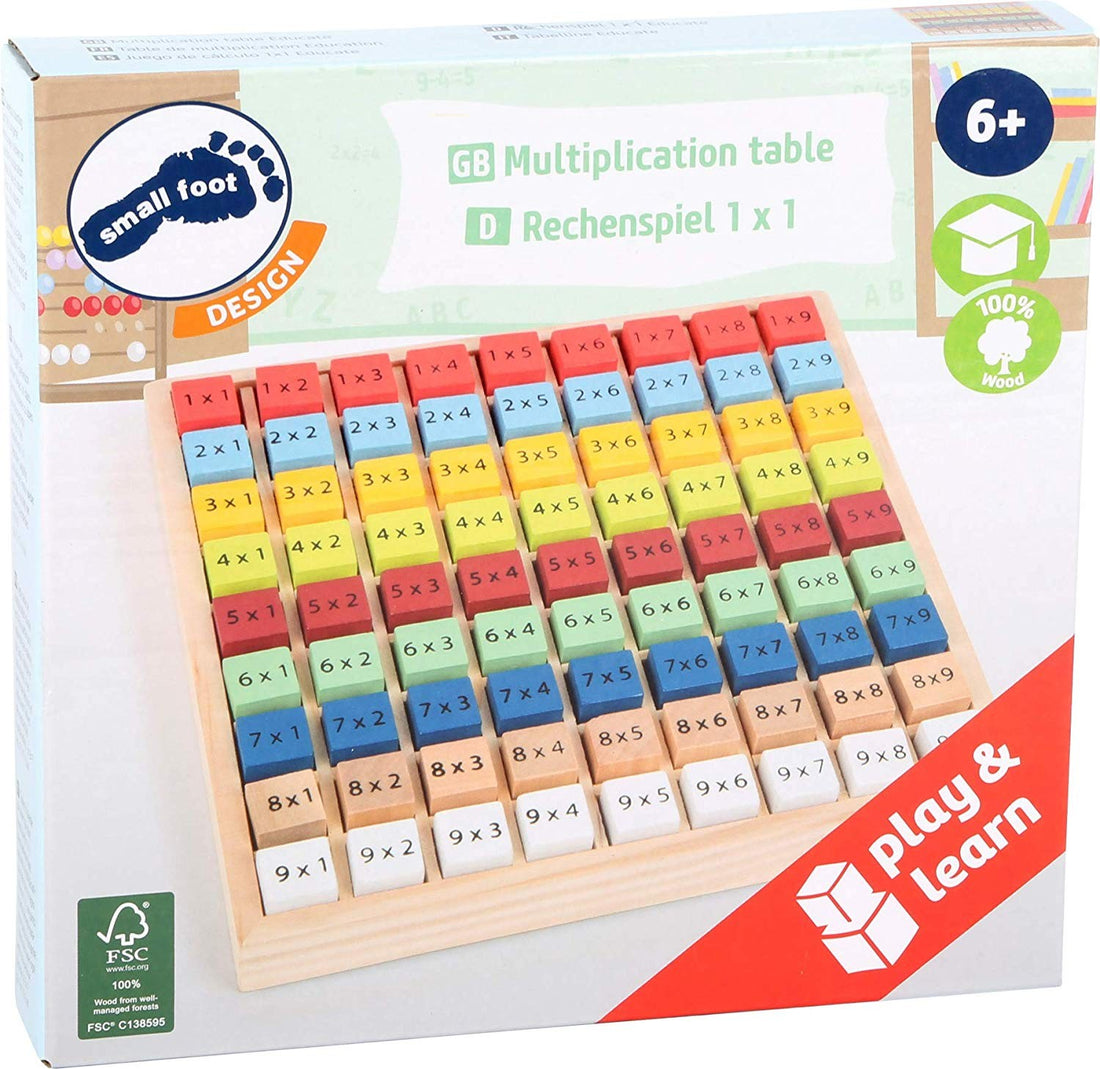 TABLA DE MULTIPLICAR SMALL FOOT
