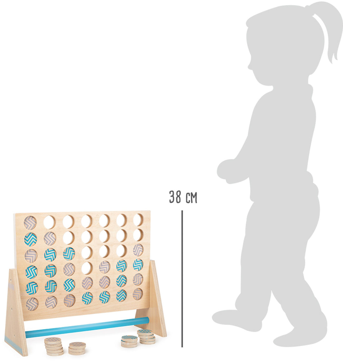 juego cuatro en raya XXL active - Small Foot