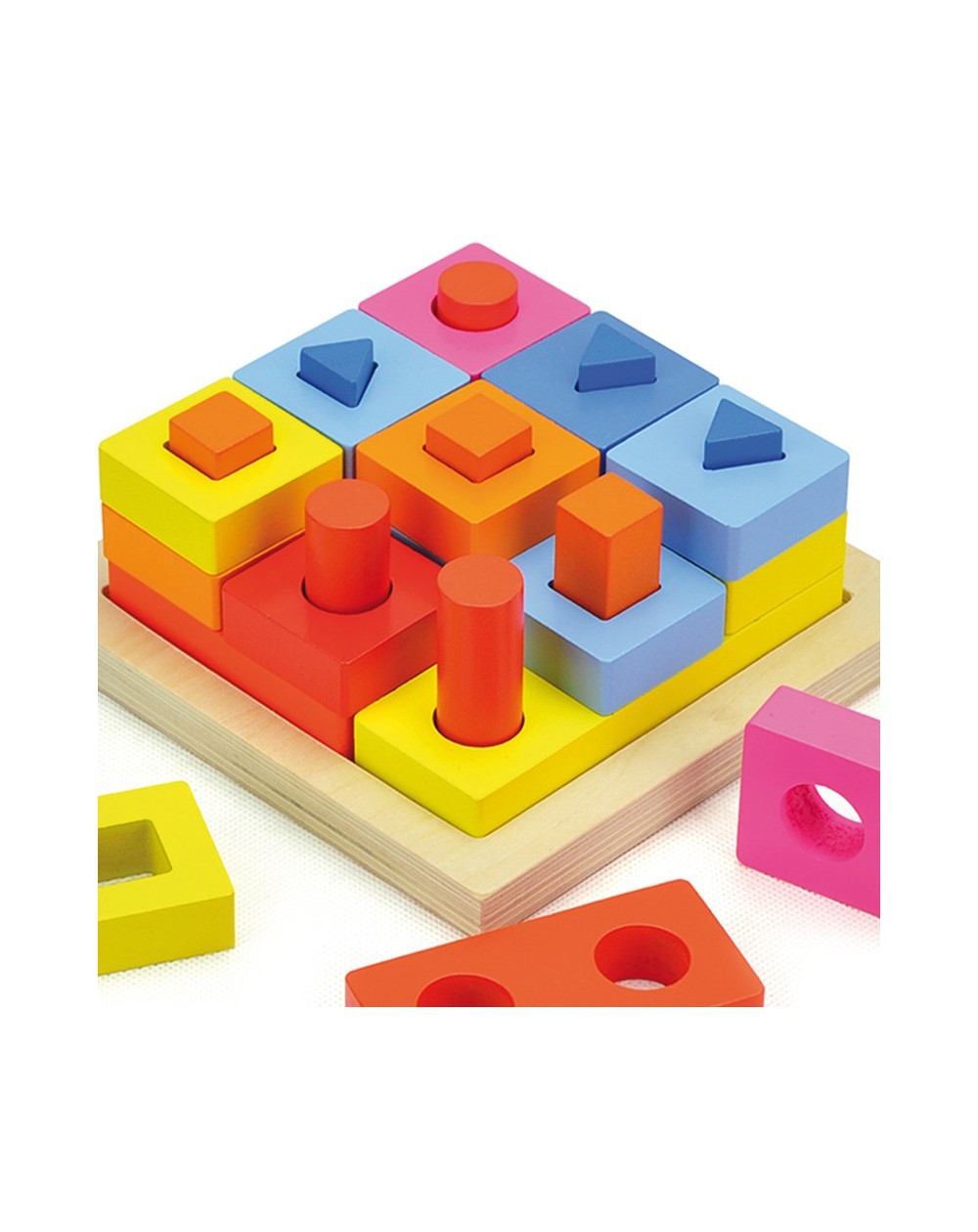 SHAPE BLOCK STACKING ENCAJA LAS PIEZAS
