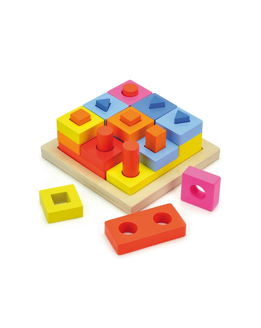 SHAPE BLOCK STACKING ENCAJA LAS PIEZAS