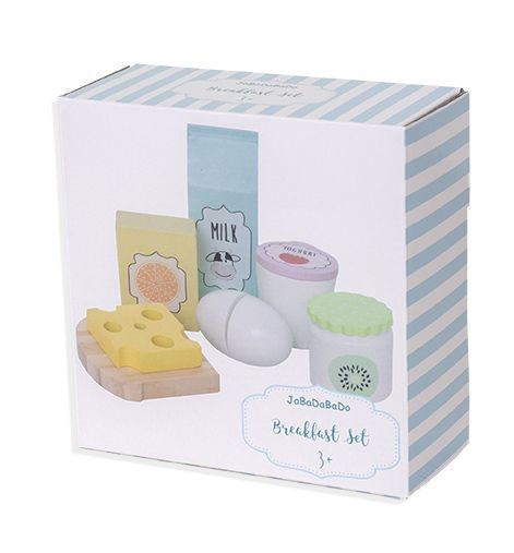 JABADABADO SET DE DESAYUNO DE MADERA
