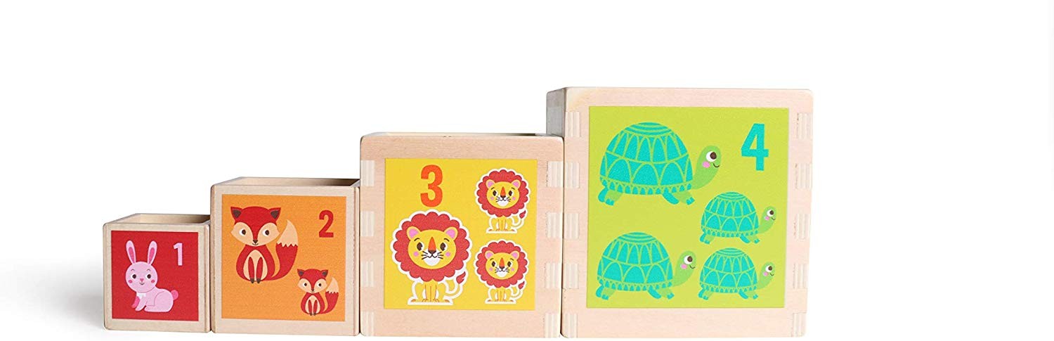 PIRAMIDE DE CUBOS PARA APILAR