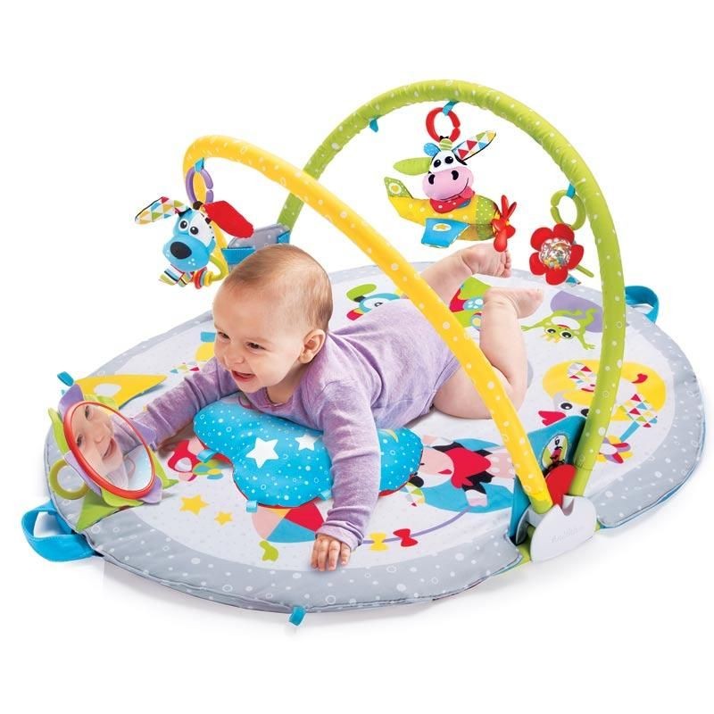 Manta de actividades para bebes, juego tumbado y sentado - Yookidoo