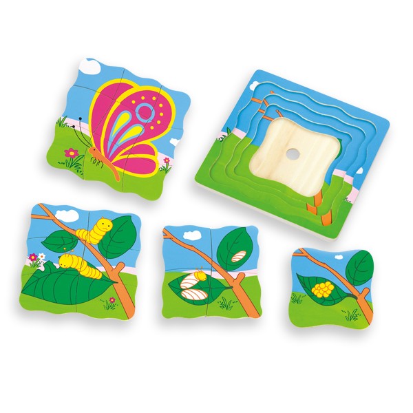 PUZZLE DE MARIPOSA
