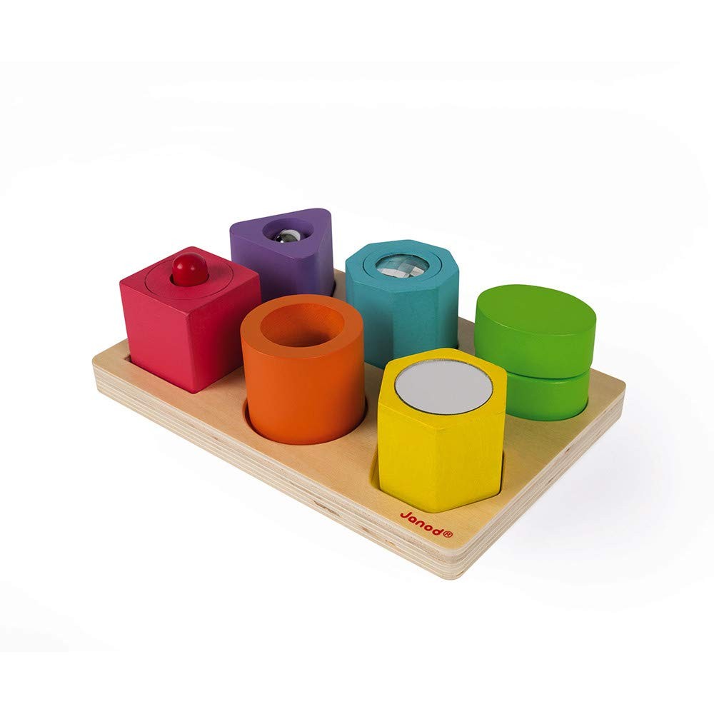 Juego de puzzle 6 cubos sensoriales - Janod J05332