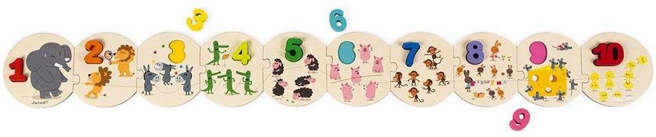 APRENDE A CONTAR PUZZLE JANOD