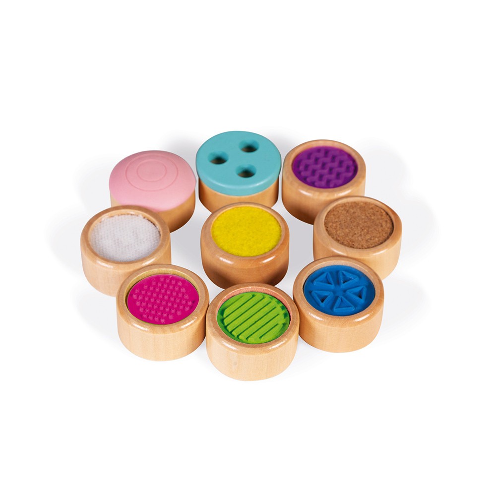 Juego de madera para aprender las texturas - Janod 05317