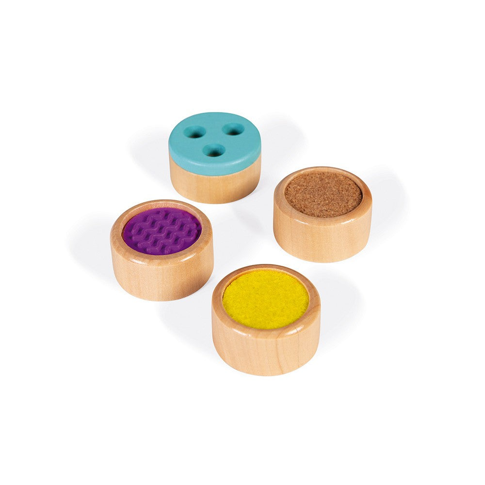 Juego de madera para aprender las texturas - Janod 05317