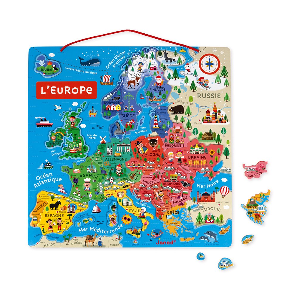 MAPA DE EUROPA MAGNETICO - Janod