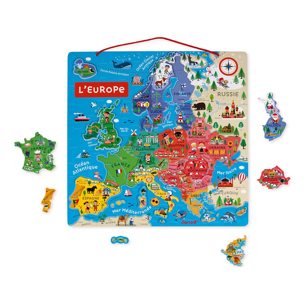 MAPA DE EUROPA MAGNETICO - Janod