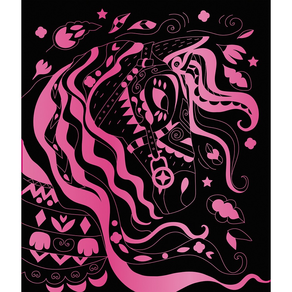 ARTE SCRATCH CABALLOS Y UNICORNIOS -Janod