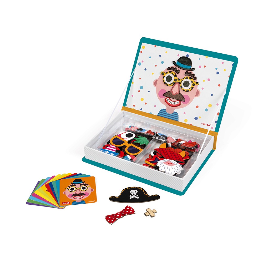 MAGNETI'BOOK CRAZY FACES CHICOS - Janod