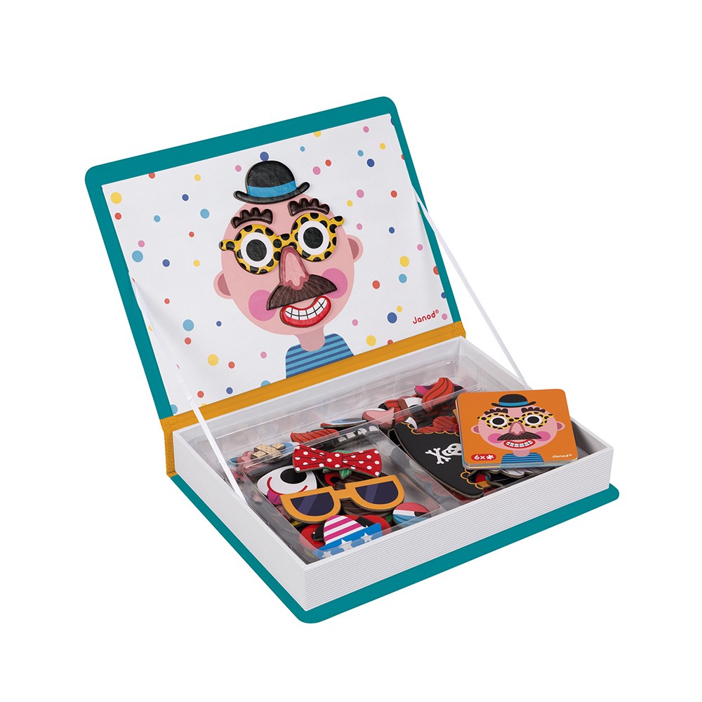 MAGNETI'BOOK CRAZY FACES CHICOS - Janod