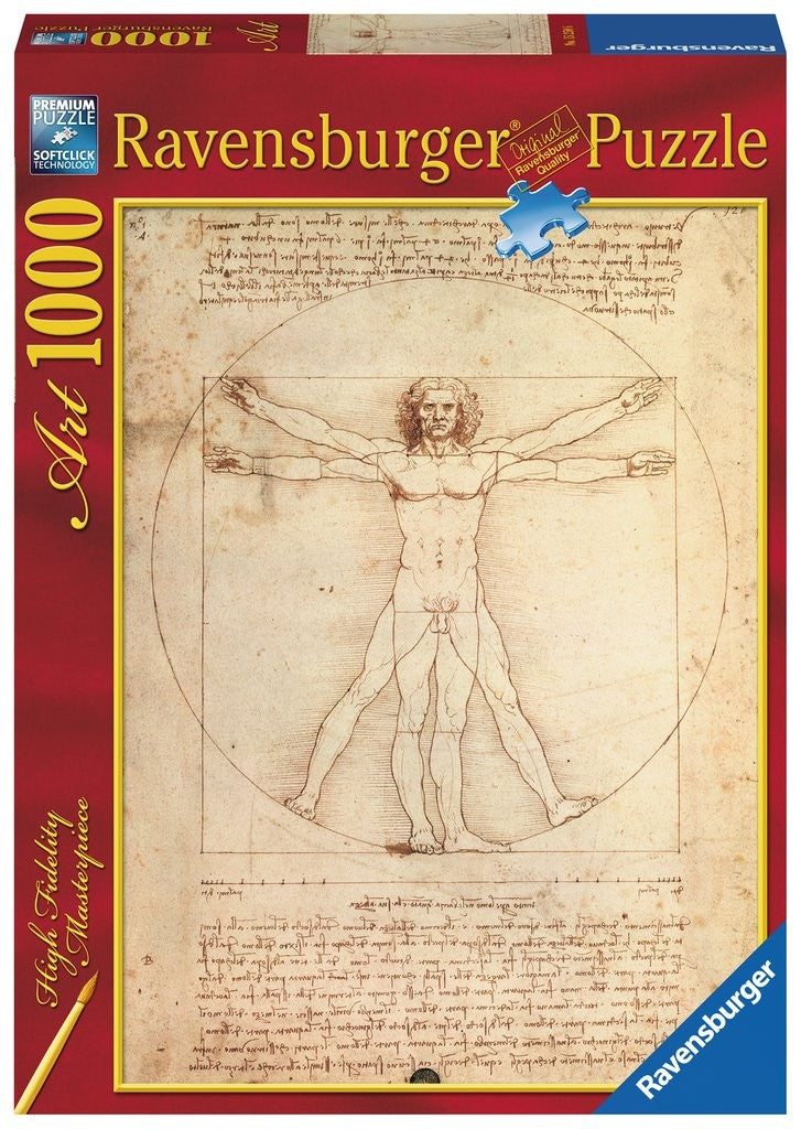 PUZLE DA VINCI: EL HOMBRE DE VITRUVIO (1000 PZAS) - Ravensburger