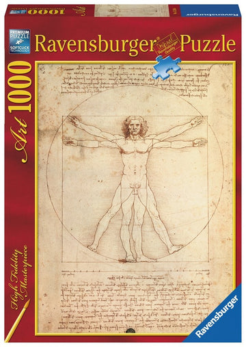 PUZLE DA VINCI: EL HOMBRE DE VITRUVIO (1000 PZAS) - Ravensburger