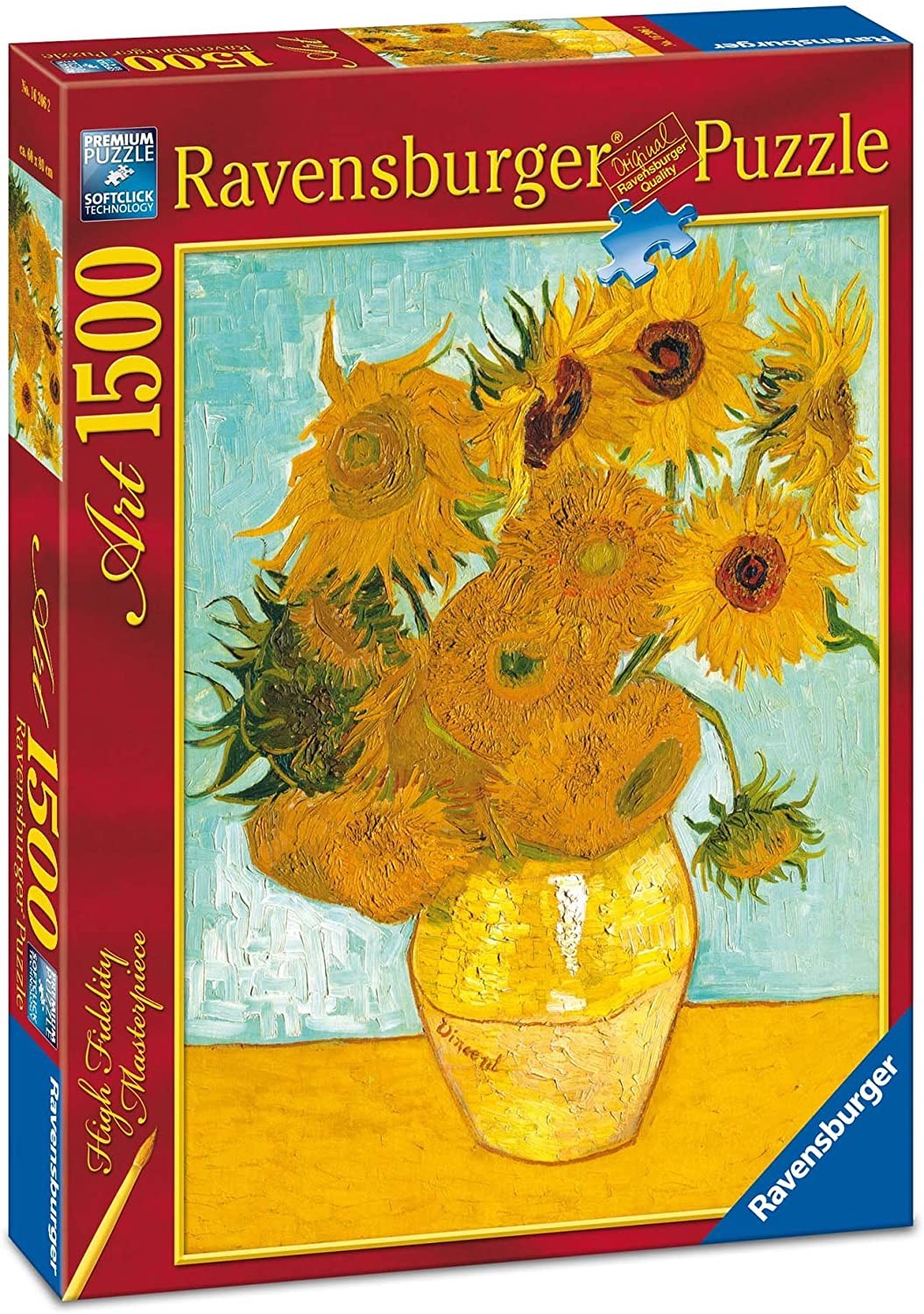PUZLE VICENT VAN GOGH: LOS GIRASOLES  (1500 PZAS) - Ravensburger