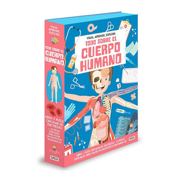 PUZLE EL CUERPO HUMANO 200 pzas + 10 Especiales- Manolito Books