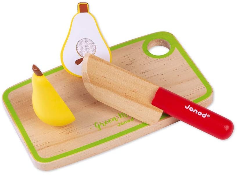 MAXI SET DE FRUTAS Y VERDURAS VELCRO - Janod