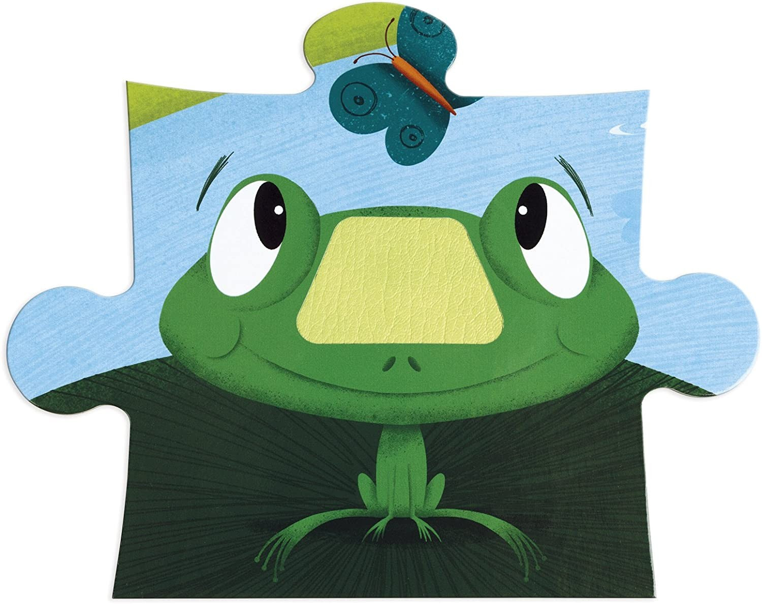 PUZLE TÁCTIL "LOS ANIMALES DE LA GRANJA" 20 PZAS - Janod