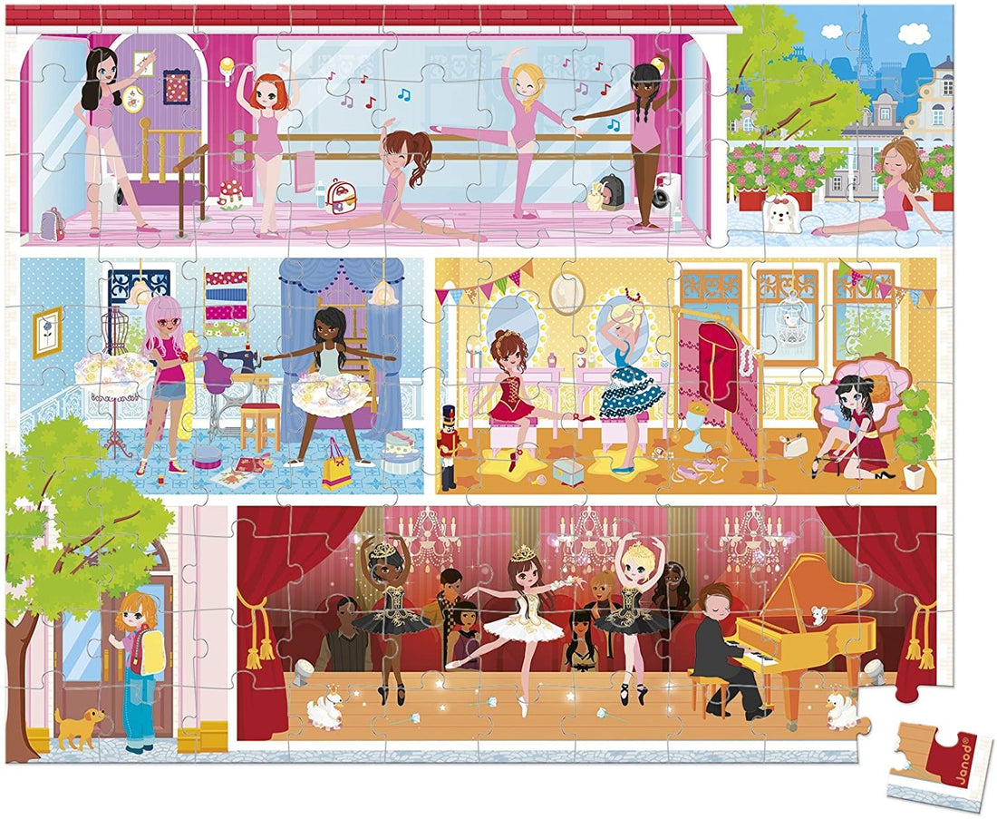 MALETÍN PUZLE "ACADEMIA DE BAILE" 100 PZAS - Janod