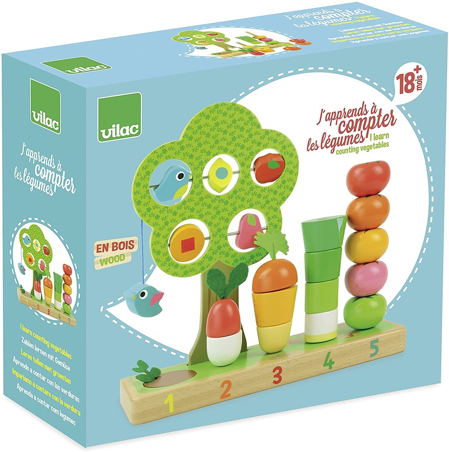 Juego para aprender a contar legumbres - Vilac