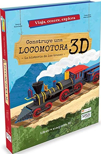 Construye una locomotora 3D - Manolito Books