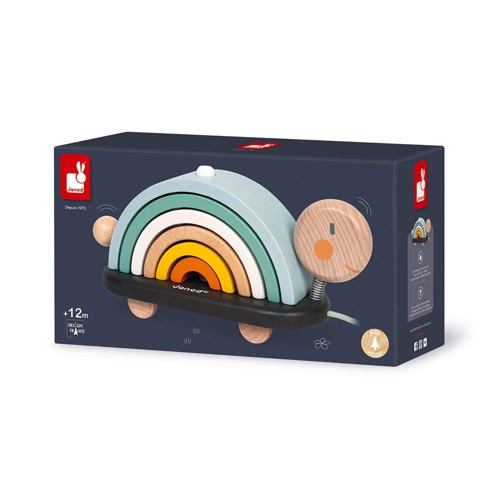 ARRASTRE TORTUGA ARCOÍRIS  SWEET COCOON - Janod