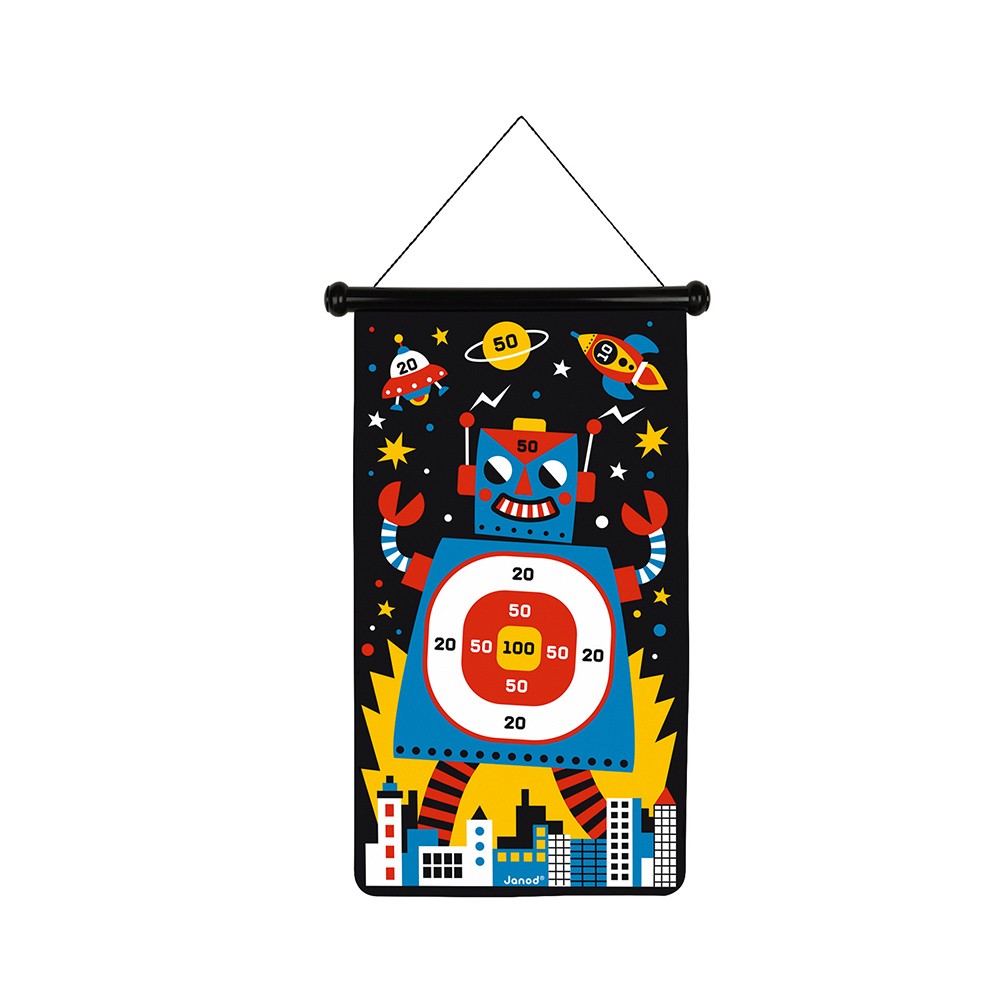 JUEGO DE DARDOS MAGNETICOS "ROBOTS" - Janod