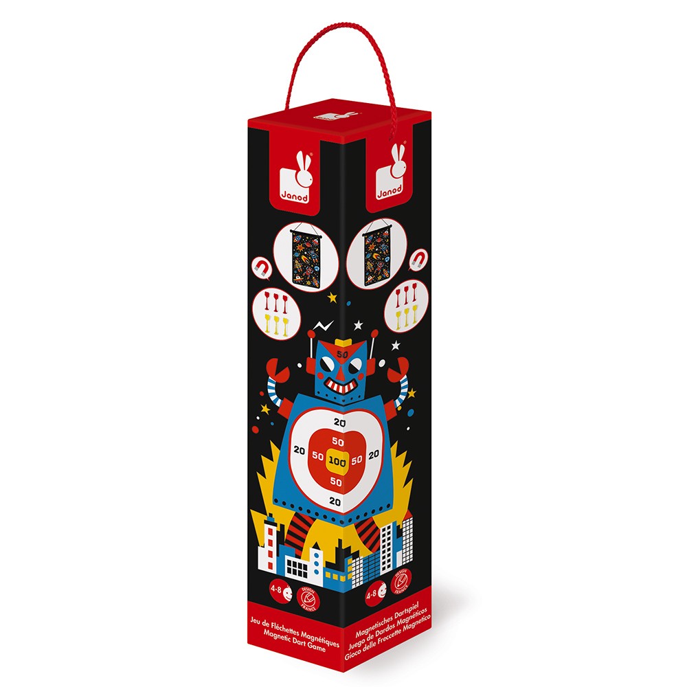 JUEGO DE DARDOS MAGNETICOS "ROBOTS" - Janod