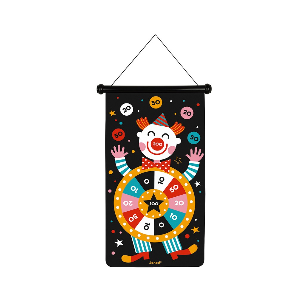 JUEGO DE DARDOS MAGNETICOS "CIRCO" - Janod