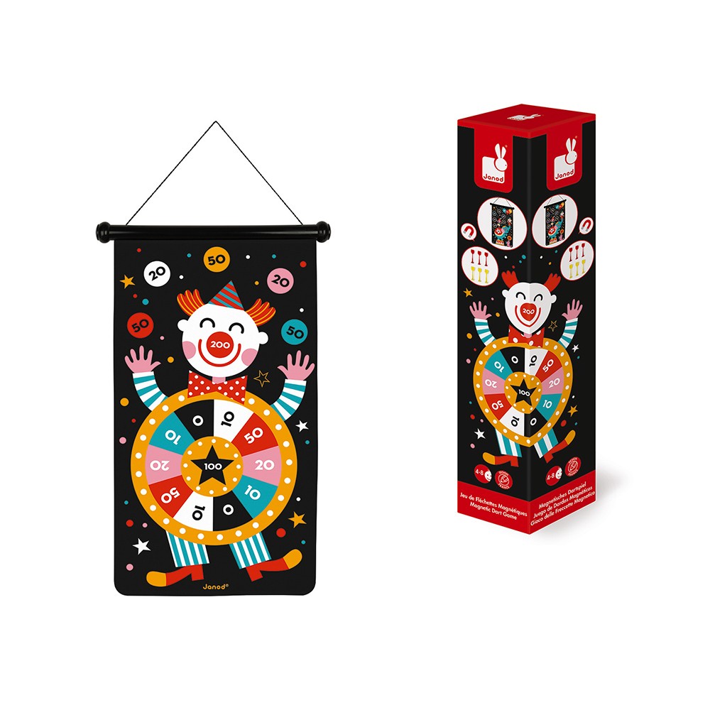 JUEGO DE DARDOS MAGNETICOS "CIRCO" - Janod