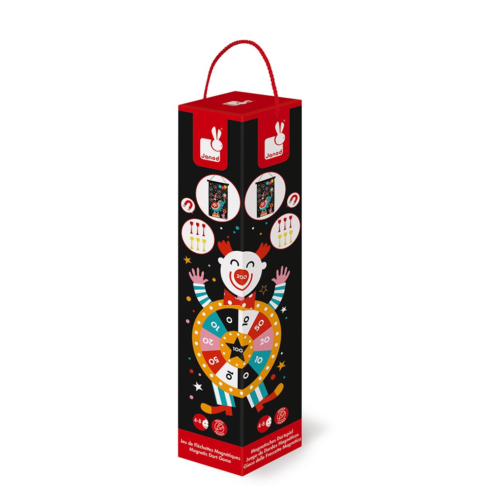 JUEGO DE DARDOS MAGNETICOS "CIRCO" - Janod