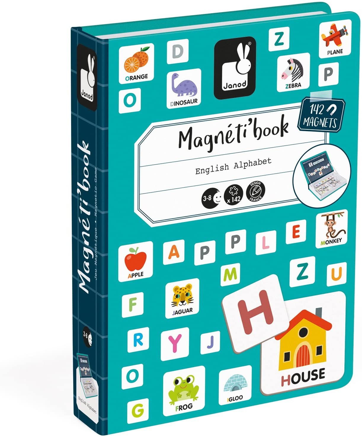 MAGNETI'BOOK ALFABETO EN INGLES - Janod