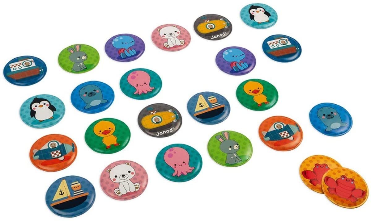 Juego de memoria para baño 24 CARTAS - Janod J04714