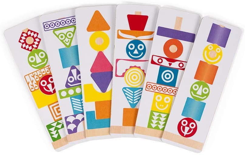 52 PIEZAS PARA APILAR "EDUTOTEM" I WOOD - Janod