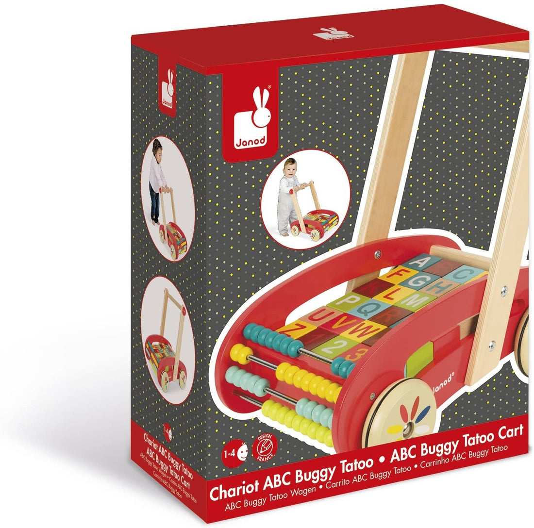 CARRITO ABC BUGGY TATOO - Janod