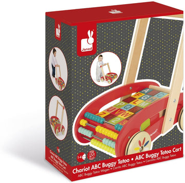 CARRITO ABC BUGGY TATOO - Janod