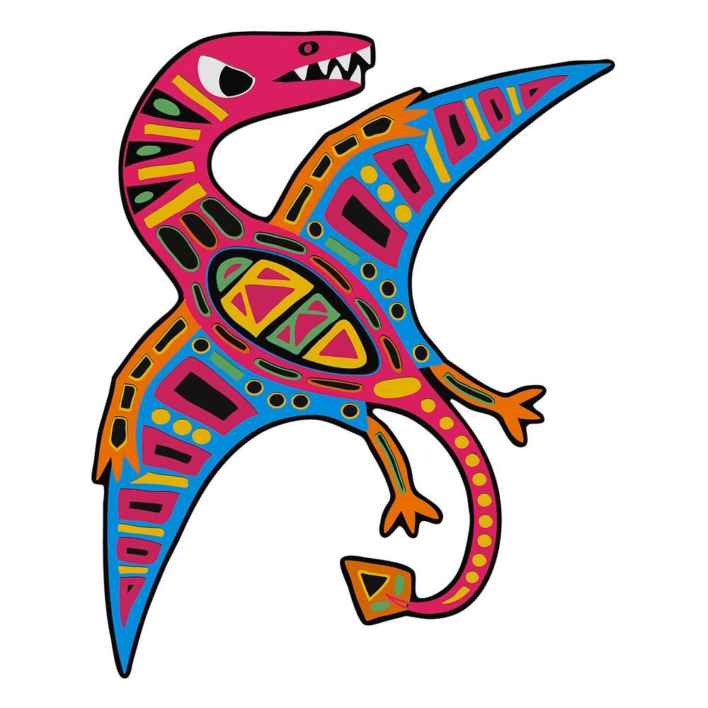 ARTE SCRATCH SILUETAS DE DINOSAURIOS - Janod