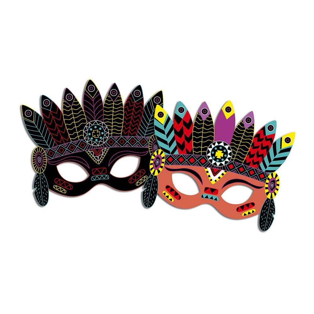ARTE SCRATCH MASCARAS DE FIESTA - Janod