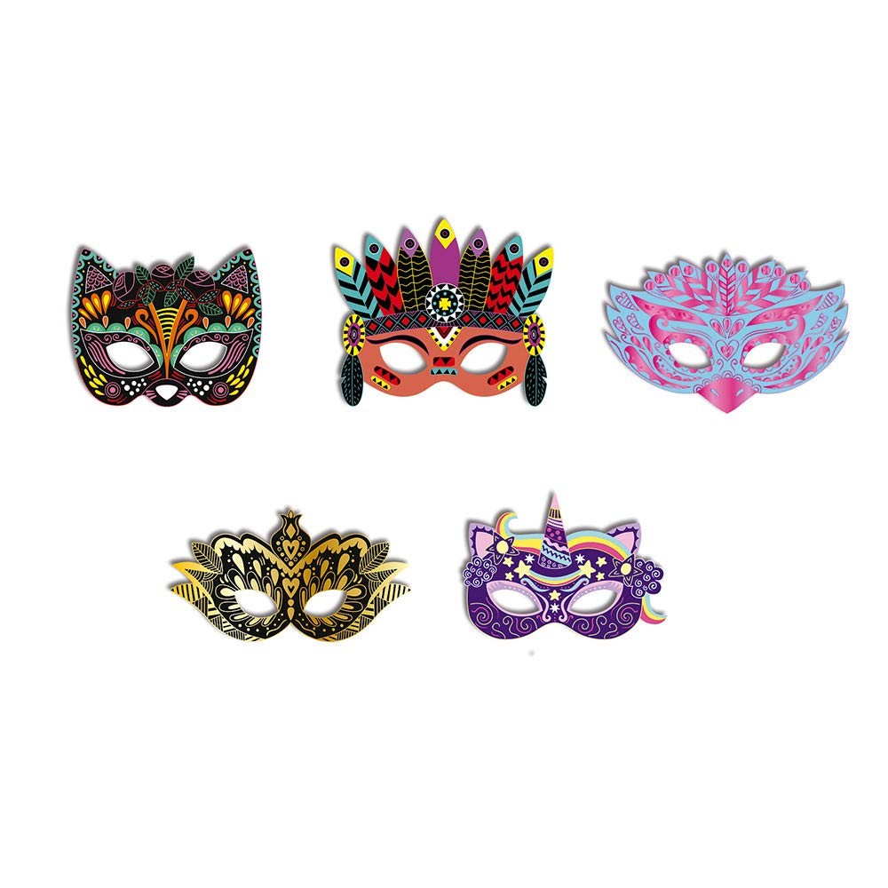 ARTE SCRATCH MASCARAS DE FIESTA - Janod