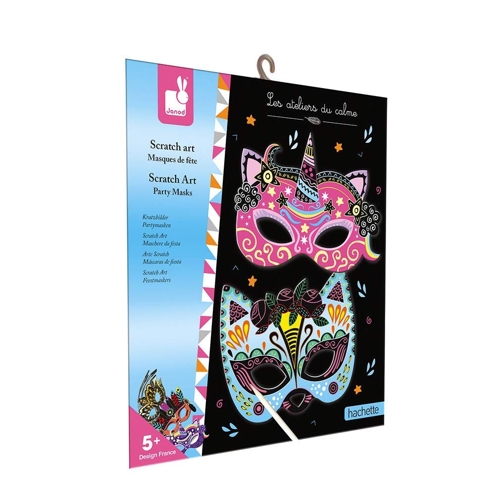 ARTE SCRATCH MASCARAS DE FIESTA - Janod