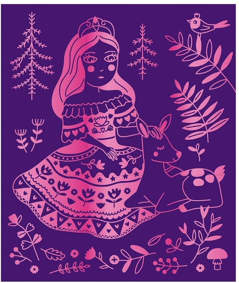 ARTE SCRATCH PRINCESAS - Janod