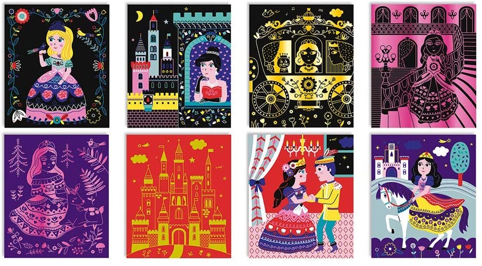 ARTE SCRATCH PRINCESAS - Janod