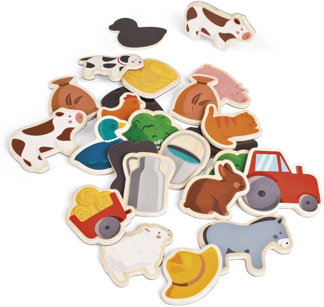 24 IMANES DE LA GRANJA - Janod