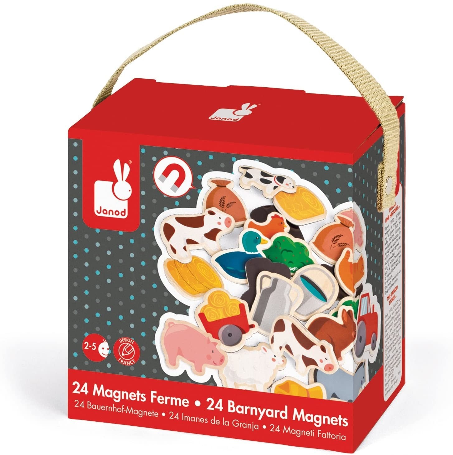 24 IMANES DE LA GRANJA - Janod