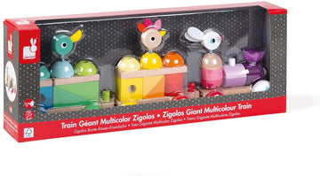 TREN GIGANTE MULTICOLOR ZIGOLOS - Janod