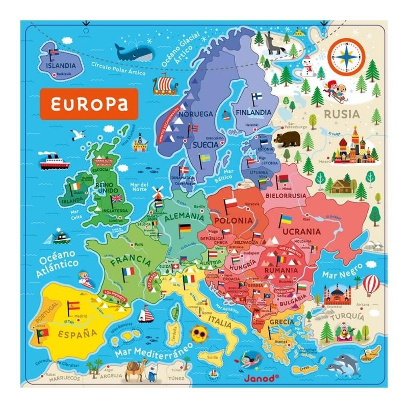 MAPA MAGNETICO VERSION ESPAÑOLA