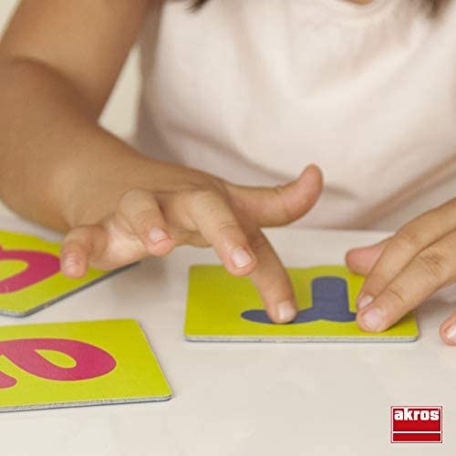 TACTO FICHAS LETRAS Y SIGNOS DE PUNTUACIÓN - Akros